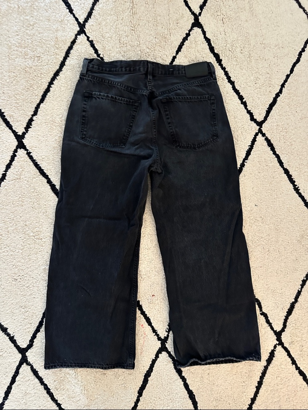 Citizens of Humanity Wide Leg Gaucho Pants in Black - Picture 5 of 5